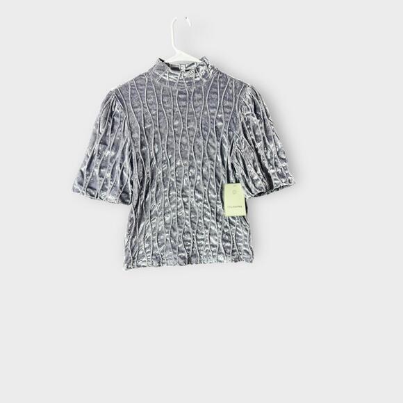 NWT Calligraphie by Anthropologie Velvet Top Size Small - Picture 2 of 11